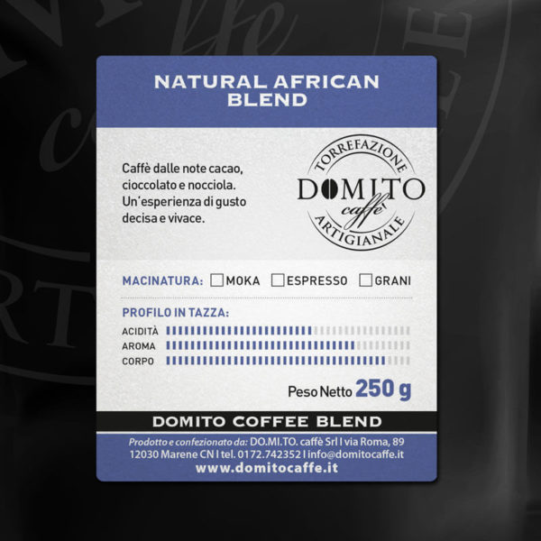 etichetta domito african blend